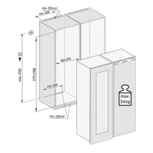 Liebherr side by side kombinacija IXRWbs 5173-4