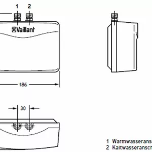 Vaillant protočni bojler VEd H 6/2N 0010018602
