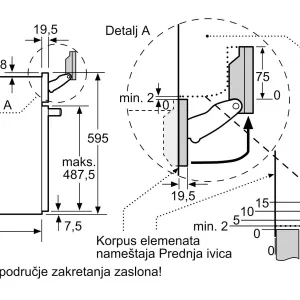 Bosch ugradna rerna HSG636ES1