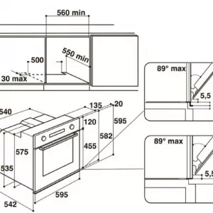 Whirpool ugradna rerna AKZ9 6230 IX