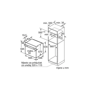 HBG5370S0 Bosch ugradna rerna