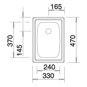 Blanco sudopera Top EE 3X4 501067