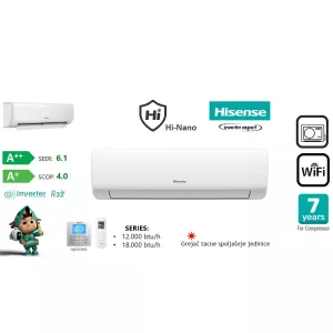 Hisense inverter klima uređaj Wings HiNano 18K - KB50XS1E