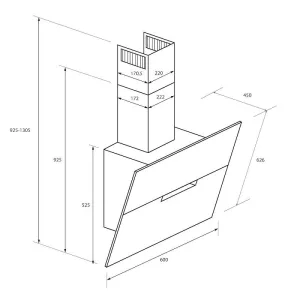 Haier dekorativni aspirator HADG6DCS56B