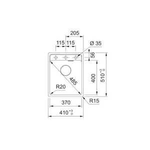 Franke sudopera Maris 2.0 – MRG 610-37 TL A 114.0658.254