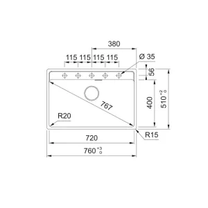 Franke sudopera Maris 2.0 – MRG 610-72 TL A 114.0658.303