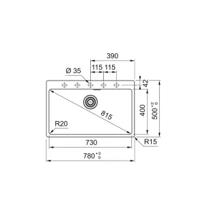 Franke sudopera Maris – MRG 610-73 FTL 114.0661.713
