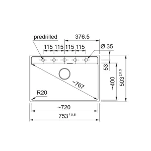 Franke sudopera Maris 2.0 – MRG 210/110-72 TL 114.0659.105