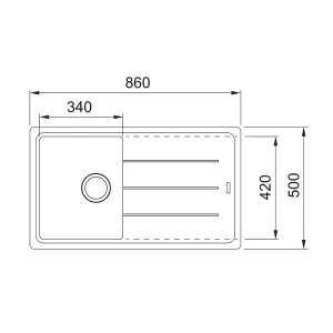 Franke sudopera Boston BFG 611-86 114.0370.202