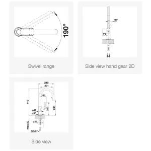Blanco slavina Carena-S Vario 521358
