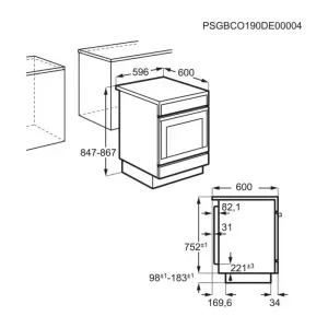 Electrolux šporet LKR64021AX