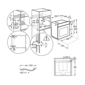 Electrolux ugradna rerna EOB8S39Z