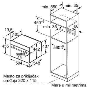 Bosch ugradna rerna CSG7584B1