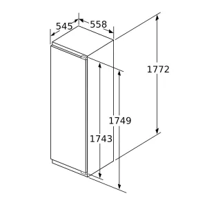Bosch ugradni zamrzivač GIN81VEE0
