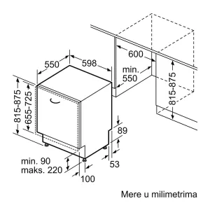 Bosch ugradna sudomašina SMV4HDX53E