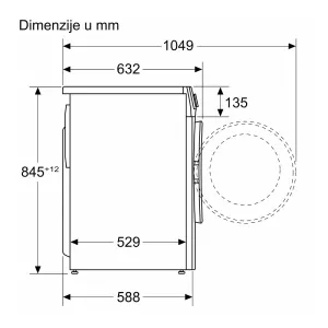Bosch mašina za pranje veša WGG242Z6BY 