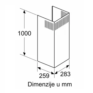 Bosch dodatni pribor za aspiratore DWZ0BX3K1