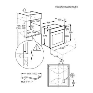 Electrolux ugradni set EOF3H40BX + EHF6240XXK