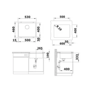 Blanco sudopera Rotan 500-U 526098