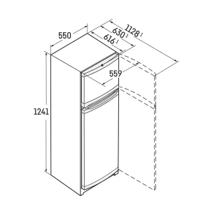 Liebherr kombinovani frižider CTe 2131 - Comfort GlassLine