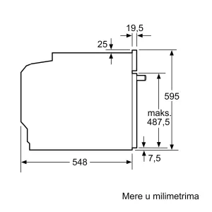 Bosch ugradna rerna HBG579ES3