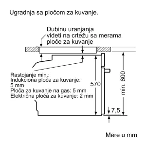 Bosch ugradna rerna HBG579ES3