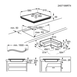 Electrolux indukciona ploča EIS62453IZ