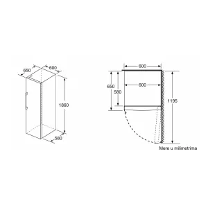Bosch zamrzivač GSN36AIEP