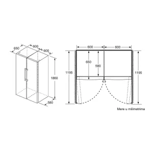 Bosch zamrzivač GSN36AIEP