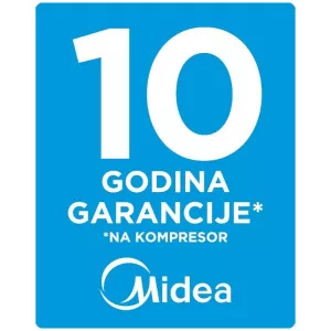 Midea kombinovani frižider MDRB380FGE01A