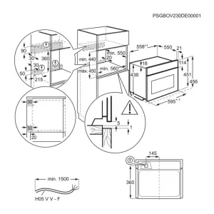 Electrolux ugradna rerna LVM6E46Z