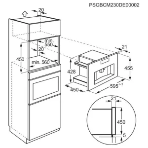 Electrolux ugradni espreso aparat KBC85Z