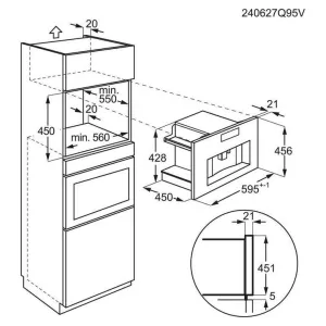 AEG ugradni espresso aparat NKC9N8T
