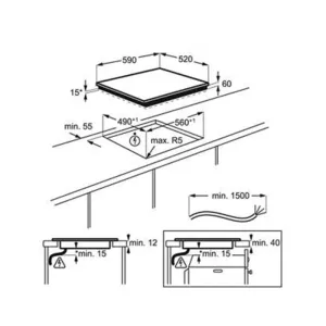 Electrolux ugradni set EOF6P76X2+EHF46547XK