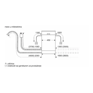 Bosch ugradna sudomašina SPV6EMX09E