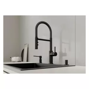 Blanco dugme za daljinski podizač čepa Comfort Black Matt 238688