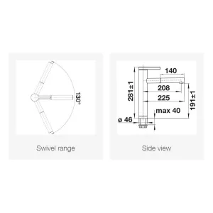 Blanco slavina LINEE-S 526956