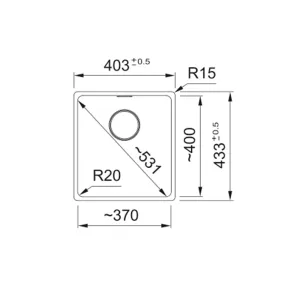 Franke sudopera MRG 110-37 125.0683.231