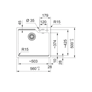 Franke sudopera UBG 610-50 114.0686.797