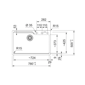 Franke sudopera UBG 610-72 114.0686.805