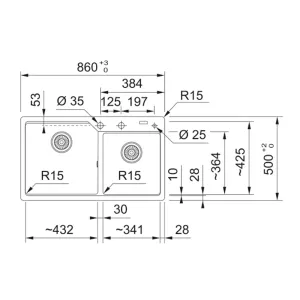Franke sudopera UBG 620-43-34 114.0686.770