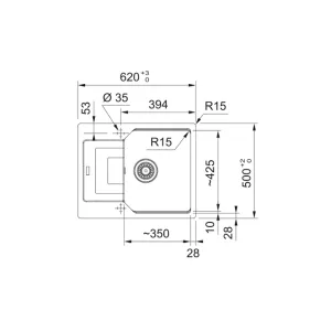 Franke sudopera UBG 611-62 A 114.0682.546