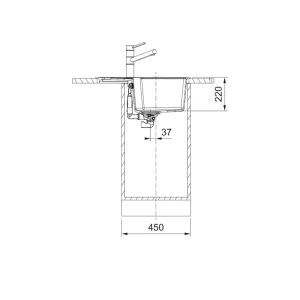 Franke sudopera UBG 611-62 A 114.0682.546