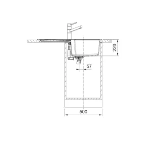Franke sudopera UBG 611-86 A 114.0682.521