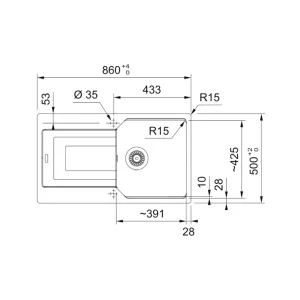 Franke sudopera UBG 611-86 A 114.0682.510