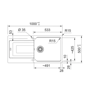Franke sudopera UBG 611-100 A 114.0682.527