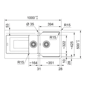 Franke sudopera UBG 651-100 114.0682.531