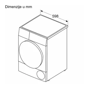Bosch mašina za sušenje veša WQG243DMBY