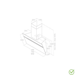 Aspirator STRIPE IX/A/60/LX