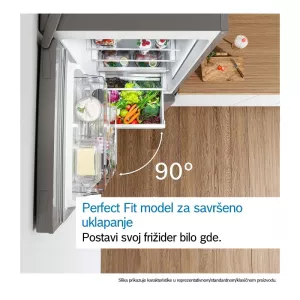 Bosch kombinovani frižider KGN394ICF
